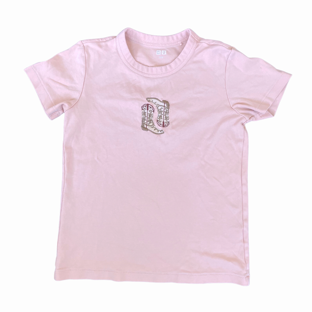 Cowboy Boot Embroidered Shirt