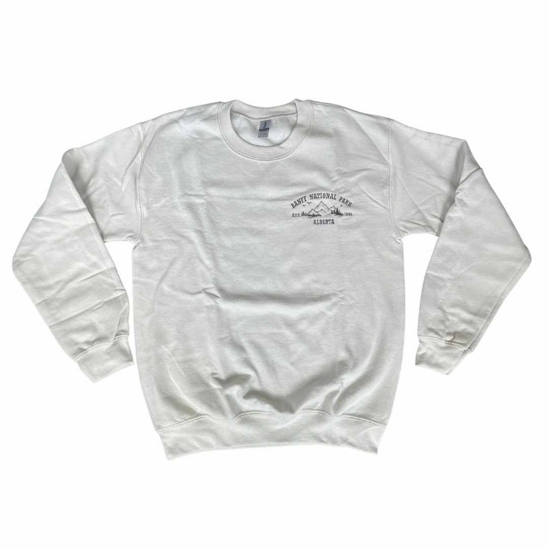 Banff National Park- Embroidered Sweater