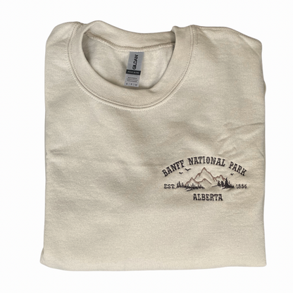 Banff National Park- Embroidered Sweater