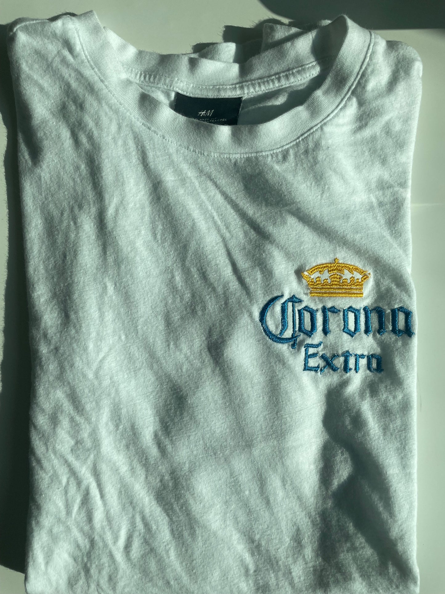 Beer Brand Corona Extra Embroidered Tee