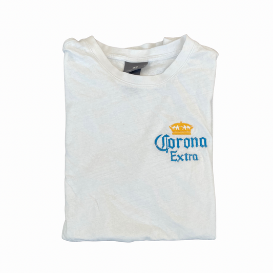 Beer Brand Corona Extra Embroidered Tee