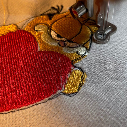 Valentine Orange Tabby Cat Sweater