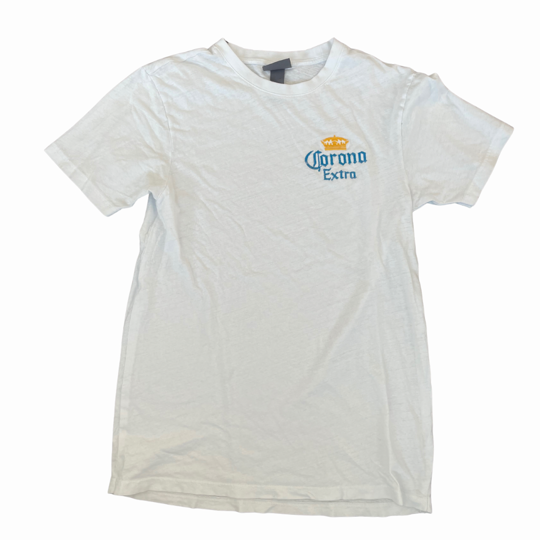 Beer Brand Corona Extra Embroidered Tee