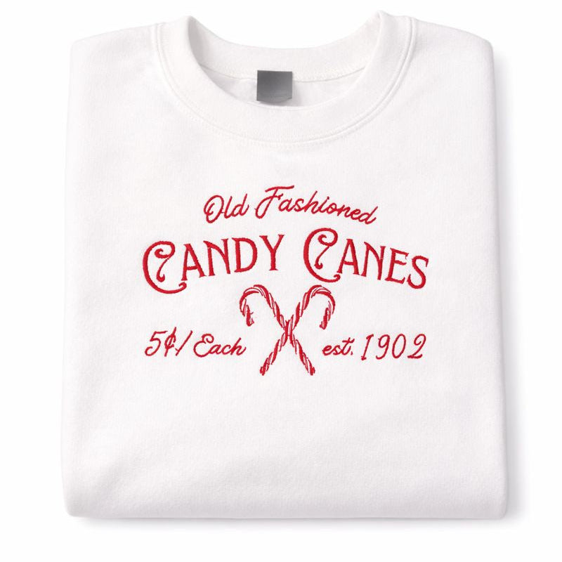 Old Fashioned Candy Canes Sweater