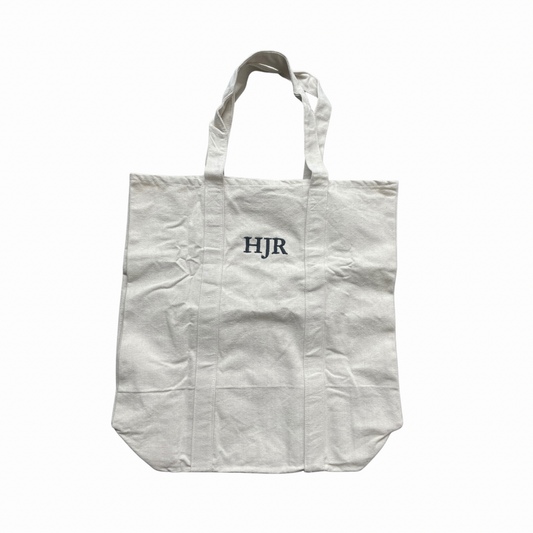 Personalized Embroidered Initial Tote Bag – Custom Monogram Canvas Tote