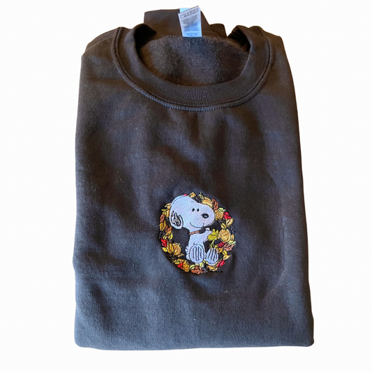 Charlie Brown/Snoopy Peanuts- Embroidered Sweater