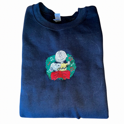 Charlie Brown/Snoopy Peanuts- Embroidered Sweater