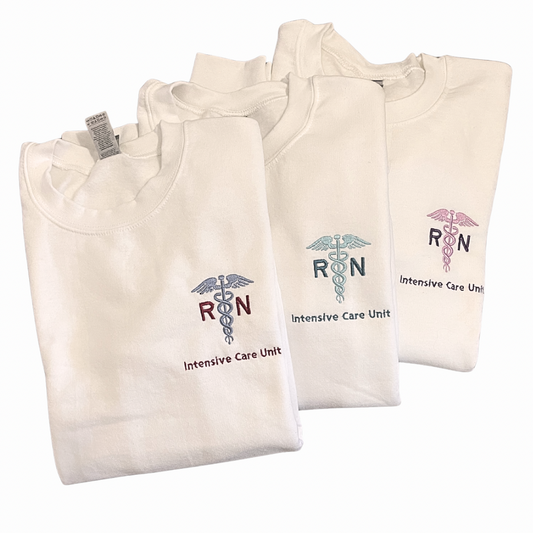 Registered Nurse- Embroidered Sweater