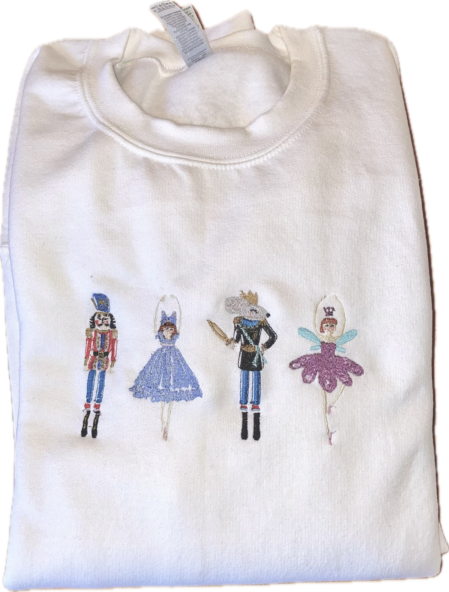 Nutcracker Ballet Embroidered Sweatshirt