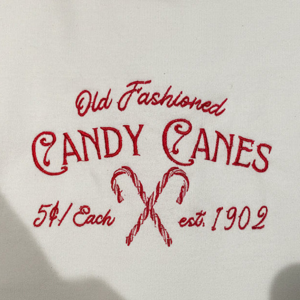Old Fashioned Candy Canes Sweater