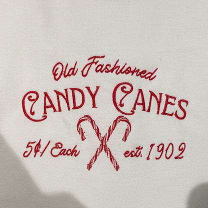Old Fashioned Candy Canes Sweater
