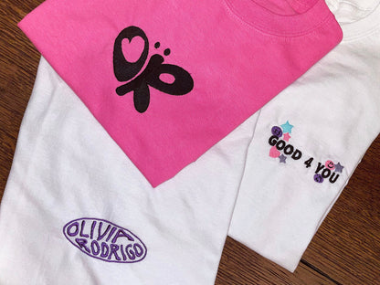 Olivia Rodrigo - Embroidered Shirt