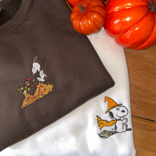 Charlie Brown/Snoopy Peanuts- Embroidered Sweater