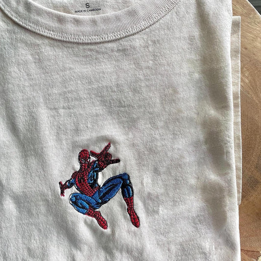 Spider-Man- Embroidered Sweater